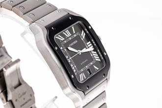 Thumbnail von Cartier Santos 40 Grey Dial Steel WSSA0037