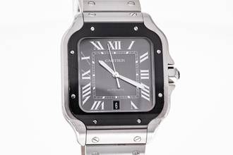 Thumbnail von Cartier Santos 40 Grey Dial Steel WSSA0037