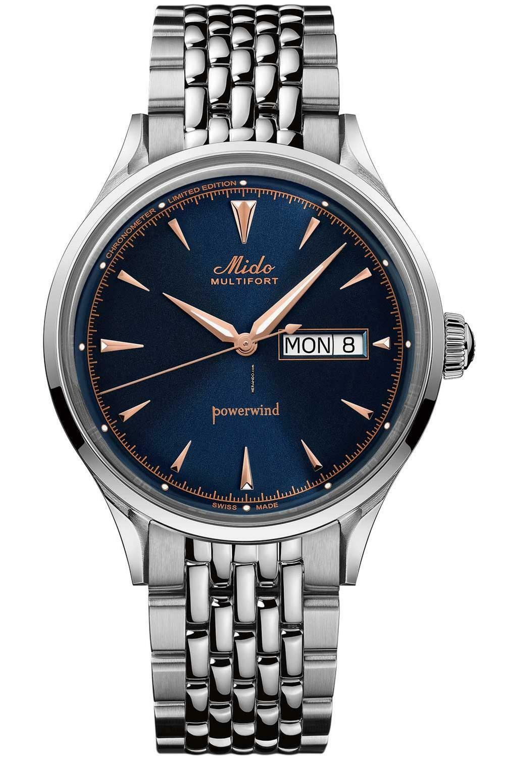  Mido Multifort Limited Edition Multifort Powerwind Limited Edition 