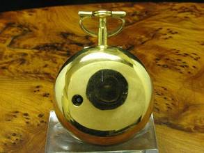 Thumbnail von Josh Procter Messing Open Face Spindeltaschenuhr Mit Schnecke & Kette </h1>