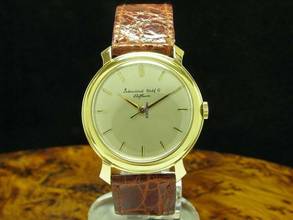 Thumbnail von IWC Shark Fin 18kt 750 Gold Handaufzug Herrenuhr / Ref 521 / Kaliber C.89 </h1>