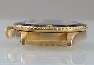 Thumbnail von Rolex Submariner Date 16618 blue tritium dial Full Set 1998’s </h1>