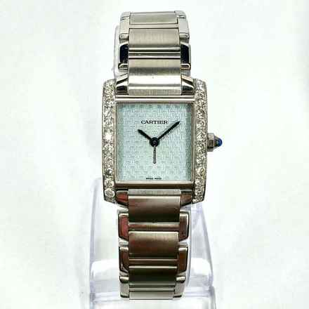  Cartier Tank Française Quartz 20mm Steel LMT EDITION Dial 0.80TCW DIAMOND Watch </h1> 