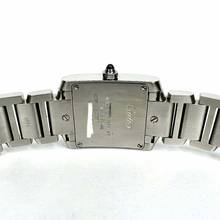 Thumbnail von Cartier Tank Française Quartz 20mm Steel LMT EDITION Dial 0.80TCW DIAMOND Watch </h1>