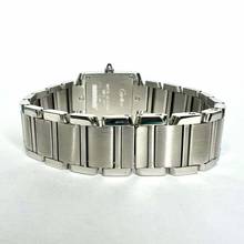 Thumbnail von Cartier Tank Française Quartz 20mm Steel LMT EDITION Dial 0.80TCW DIAMOND Watch </h1>