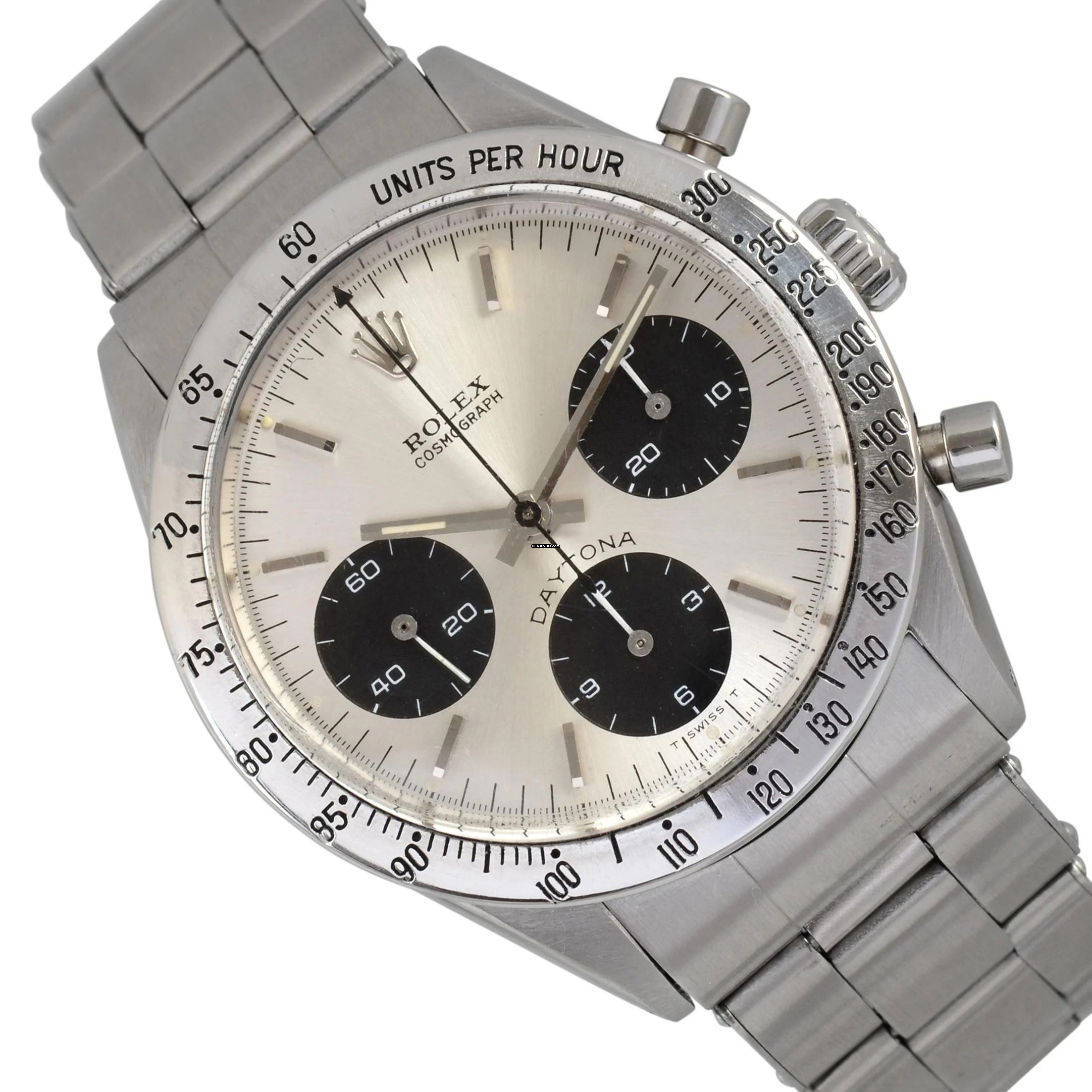  Rolex Daytona Cosmograph 6239 Big Daytona silver dial TOP Condition Full Set 1967’s </h1> 