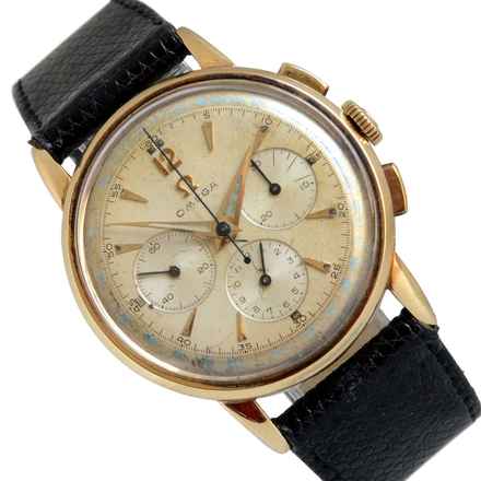  Omega Speedmaster Chronograph 2439 Pre-Speedmaster yellow gold 14KT 1950’s </h1> 