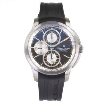  Maurice Lacroix Pontos Chronographe Herren Uhr Titan Pontos Automatik Chronograph PT6188-TT031-330 