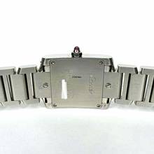Thumbnail von Cartier Tank Française Quartz 20mm Steel 0.80TCW DIAMOND Watch </h1>