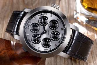 Thumbnail von Aerowatch Renaissance 7 Time Zones optional auch in schwarz