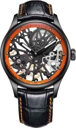  Aerowatch Renaissance Skeleton Cobweb optional Ring in gold color 