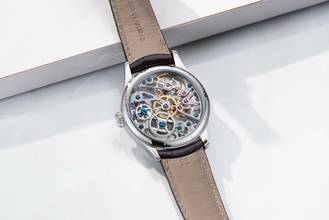 Thumbnail von Aerowatch Renaissance Skeleton Blue optional Skeleton Classic silver