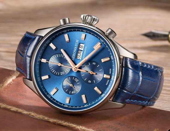  Aerowatch Les Grandes Classiques Chrono Day-Date 