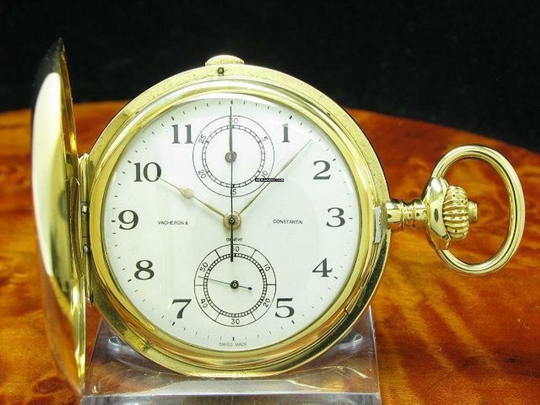  Vacheron Constantin 18kt 750 Gold Savonette Taschenuhr Chronograph Von 1911 </h1> 