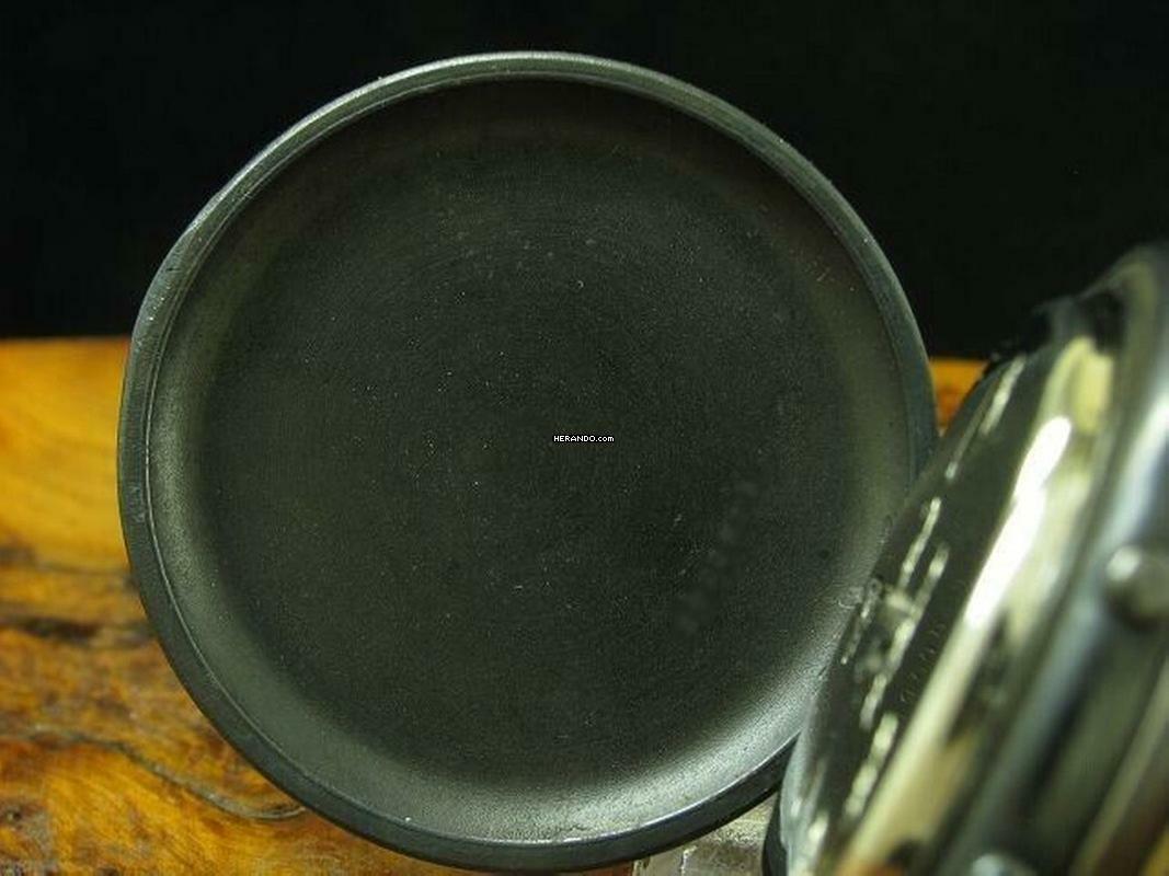 Thumbnail von Junghans Edelstahl Open Face Taschenuhr Wecker Weck-funktion Durchmesser 47 Mm </h1>