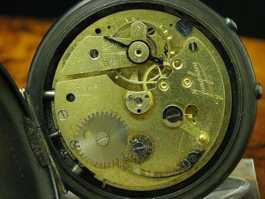 Thumbnail von Junghans Edelstahl Open Face Taschenuhr Wecker Weck-funktion Durchmesser 47 Mm </h1>