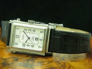 Thumbnail von Rotary Elite Edelstahl Automatic Herrenuhr / Rechteckig / Ref 10729-p0:01801 </h1>