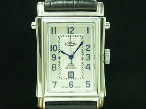 Thumbnail von Rotary Elite Edelstahl Automatic Herrenuhr / Rechteckig / Ref 10729-p0:01801 </h1>