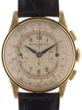 Thumbnail von Baume & Mercier Gents manual wind Wristwatch Chronograph 17 Rubis Antimagnetic