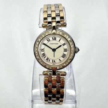 Cartier Panthère VENDOME 24mm 3 Row Gold 0.80TCW Diamond Watch </h1>