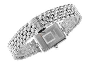 Thumbnail von Frederique Constant Art Deco Carree Stahl Perlmutt Quarz Armband Stahl Ref. FC-200MPW2AC6B Full Set Neu