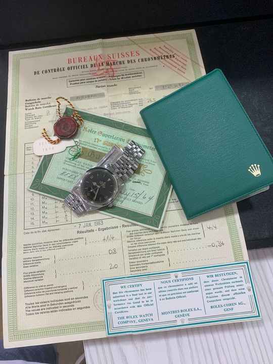  Rolex Explorer 1 Gilt Underlined Full Set Full Set 