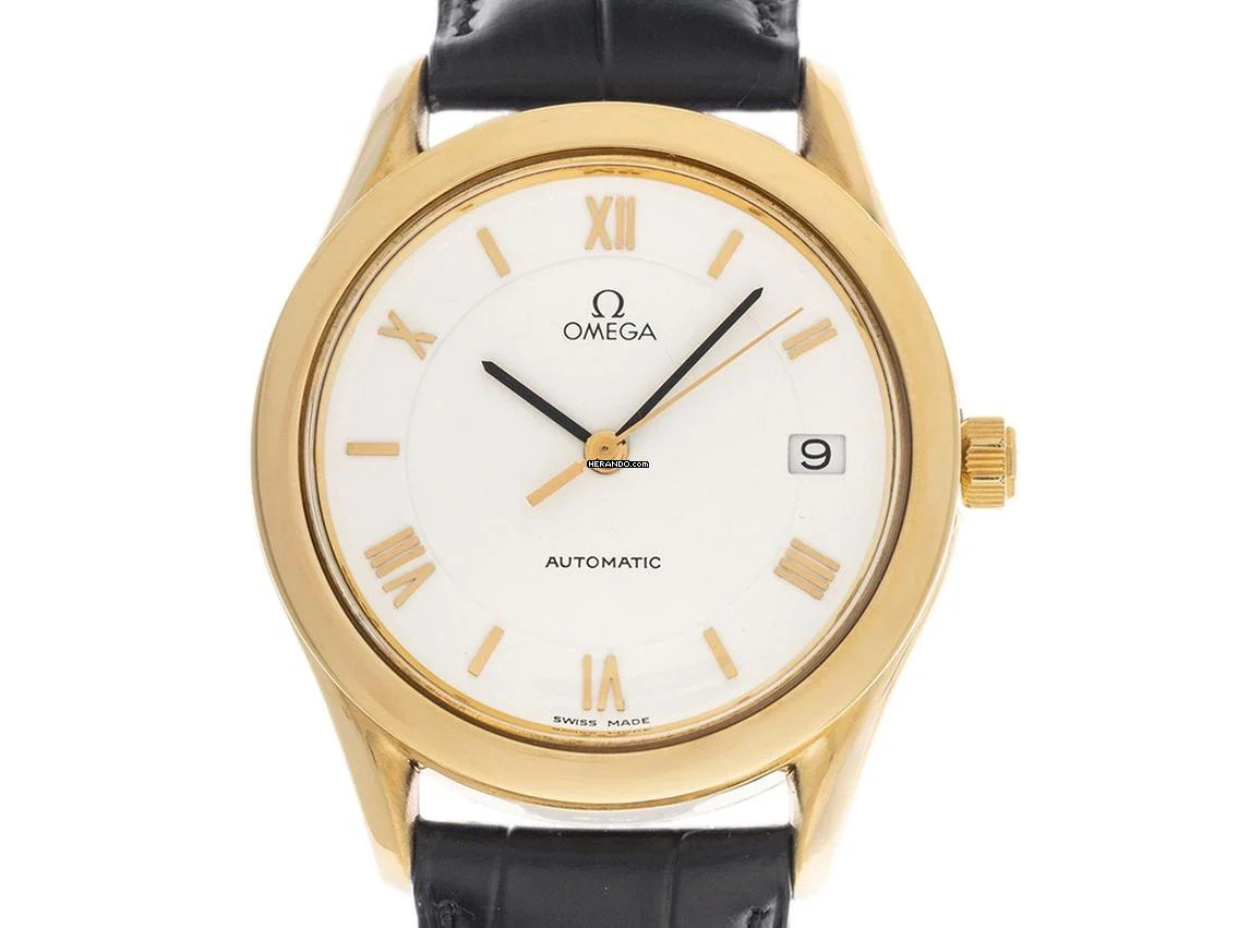  Omega Classic Ref.36012000 1986 Box&Beschreibung wie neu Vintage  