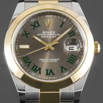  Rolex Datejust 41 Wimbledon Stahl/Gold LC100 2019 