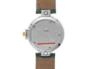 Thumbnail von Jaeger-LeCoultre Rendez-Vous Stahl Gelbgold Diamant Perlmutt Quarz Armband Krokoleder Ref.421.5.09 2000 orig.Box wie Neu Vintage