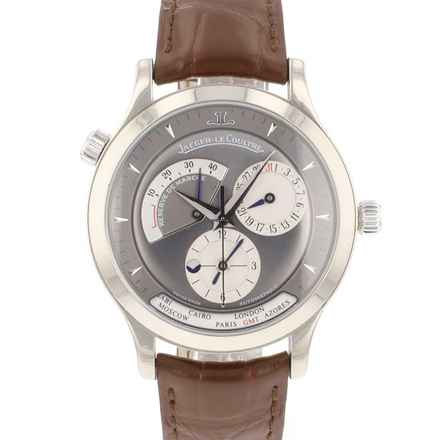  Jaeger-LeCoultre Master Geographic Control Geographic White Gold Grey Dial </h1> 