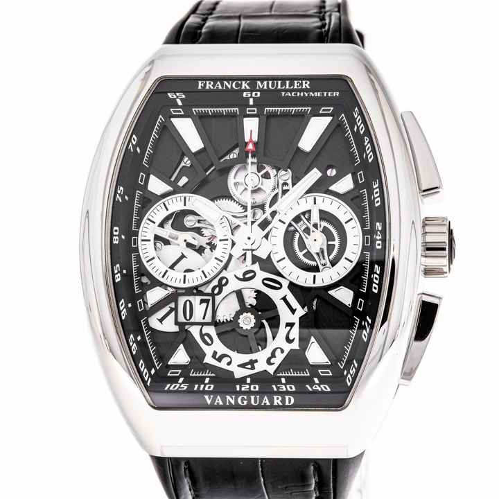  Franck Muller Vanguard 44 Steel Skeleton V 45 CC DT SQT like NEW 2022 Full Set  