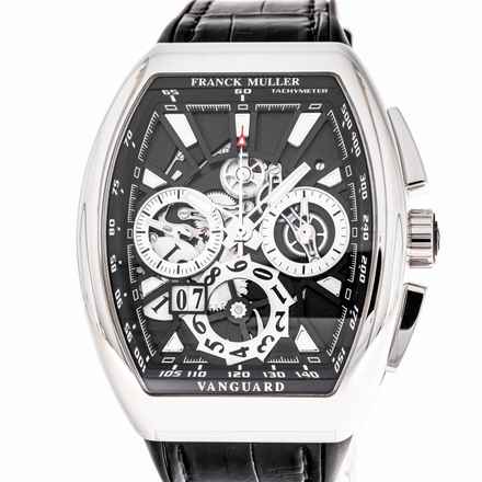  Franck Muller Vanguard 44 Steel Skeleton V 45 CC DT SQT like NEW 2022 Full Set  