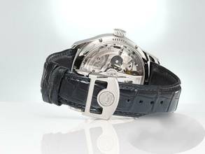 Thumbnail von IWC Portugieser Annual Calendar Jahreskalender Iw5035 2015 Edelstahl Automatik Annual Calendar Steel Blue Dial </h1>