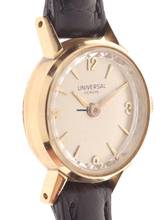 Thumbnail von Universal Ladies manual wind Wristwatch </h1>