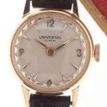 Thumbnail von Universal Ladies manual wind Wristwatch </h1>