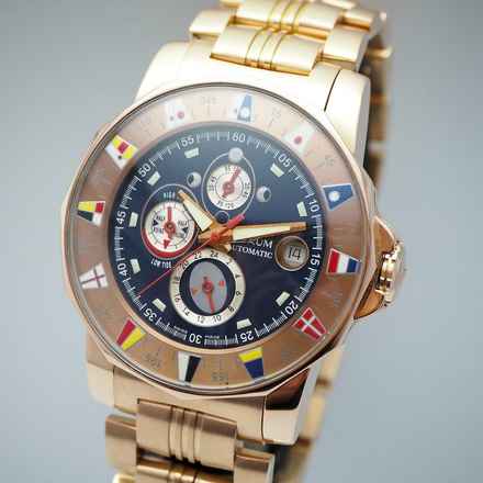  Corum Admiral's Cup Tides Marees LIMITED 977.630.55/V780 RoséGold 18k/750 Box+Papiere  