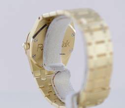 Thumbnail von Audemars Piguet Royal Oak Lady 18K Gold Date Grey Dial Top Luxus Klassiker </h1>