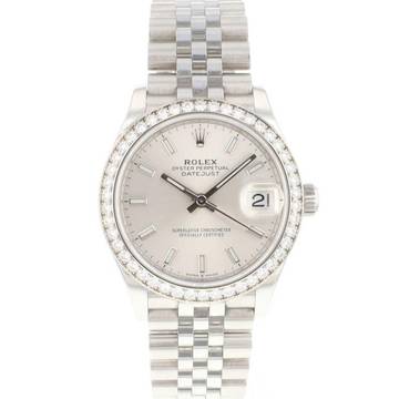  Rolex Datejust 31 Midsize Steel Jubilee Factory Diamonds </h1> 