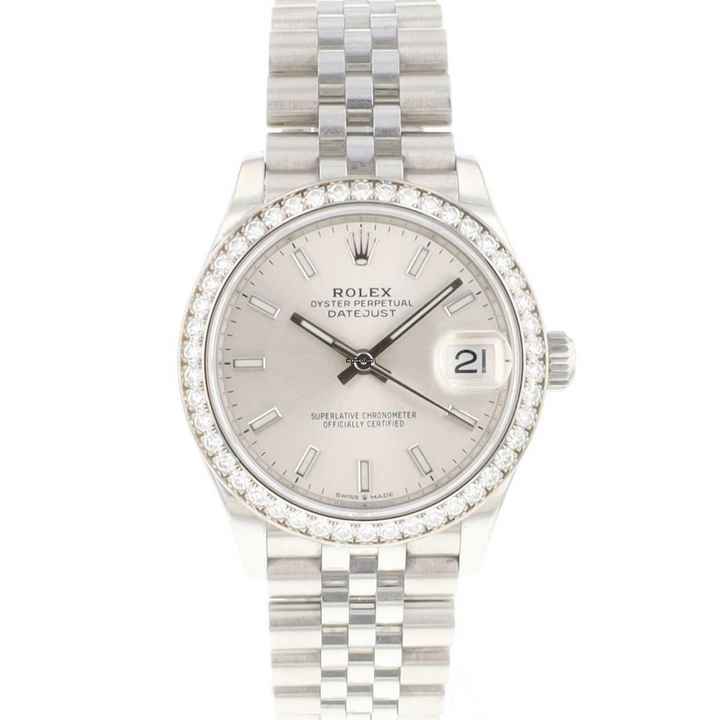  Rolex Datejust 31 Midsize Steel Jubilee Factory Diamonds </h1> 