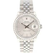 Thumbnail von Rolex Datejust 31 Midsize Steel Jubilee Factory Diamonds </h1>
