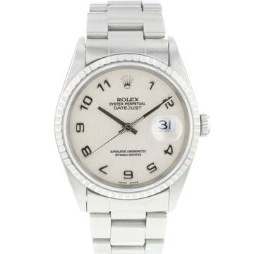  Rolex Datejust 36 Creme Beige Logo Dial </h1> 