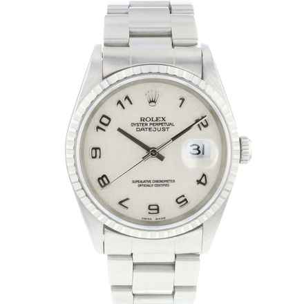  Rolex Datejust 36 Creme Beige Logo Dial </h1> 