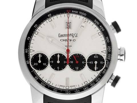  Eberhard & Co. Chrono 4 Grande Taille Ref.31052 2018 Full Set wie Neu  