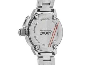 Thumbnail von U-Boat Classico Lady Pink Stahl Diamanten Perlmutt Quarz Armband Stahl Ref.8898 Box&Pap. Full Set Neu