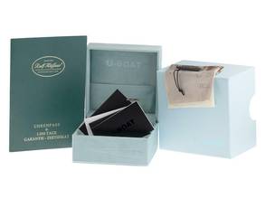 Thumbnail von U-Boat Classico Lady Aquamarine Diamanten Perlmutt Ref.8900 Full Set Neu