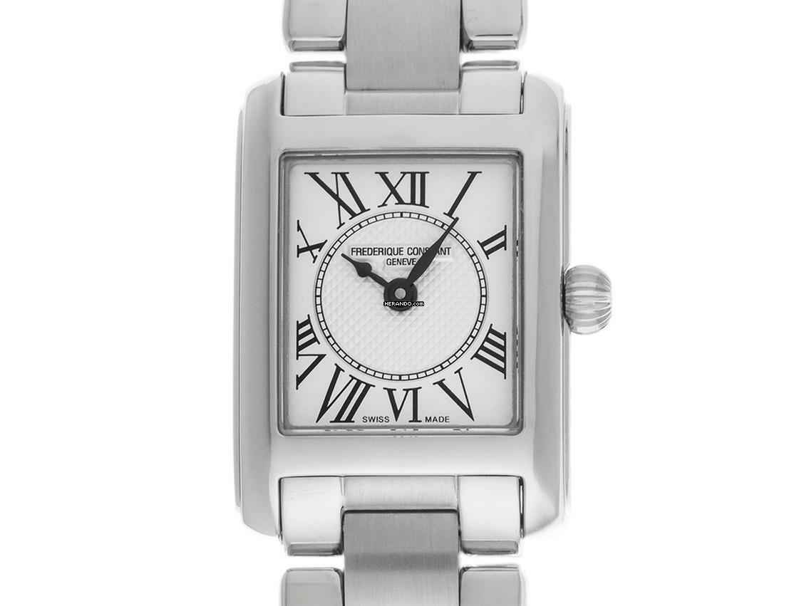  Frederique Constant Carre Ladies Ref.FC-200MC16B Full Set Neu 