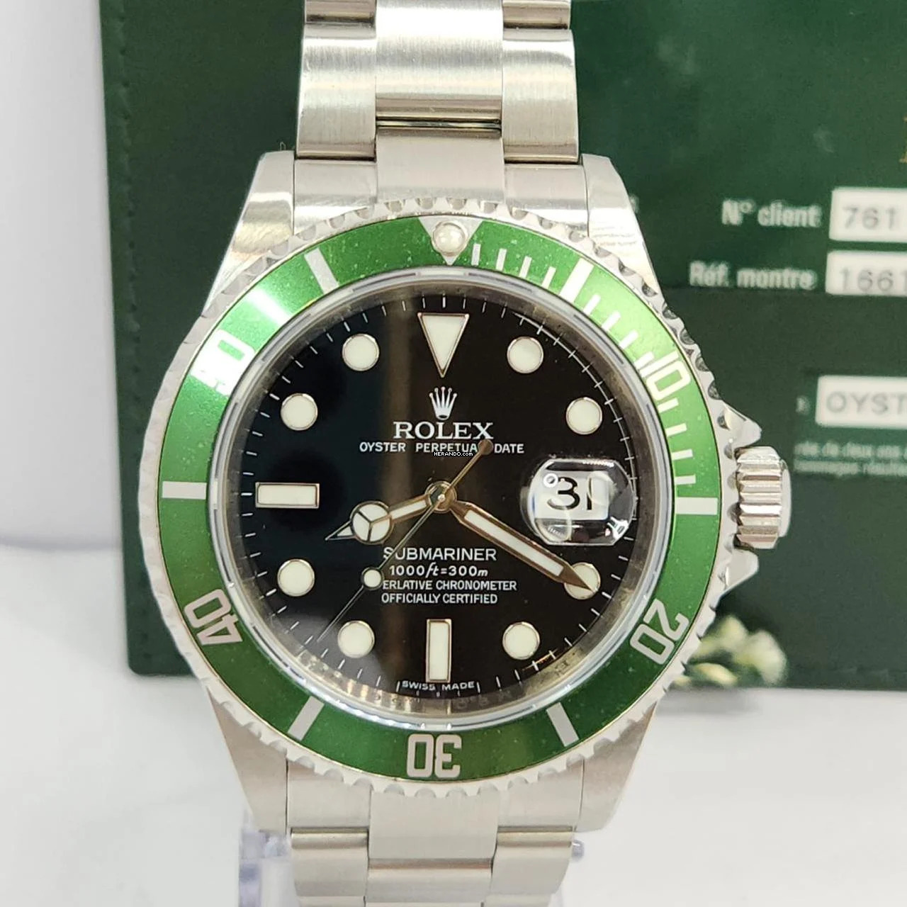 Thumbnail von Rolex Submariner Date Kermit 50 Anos 40mm Automático Completo