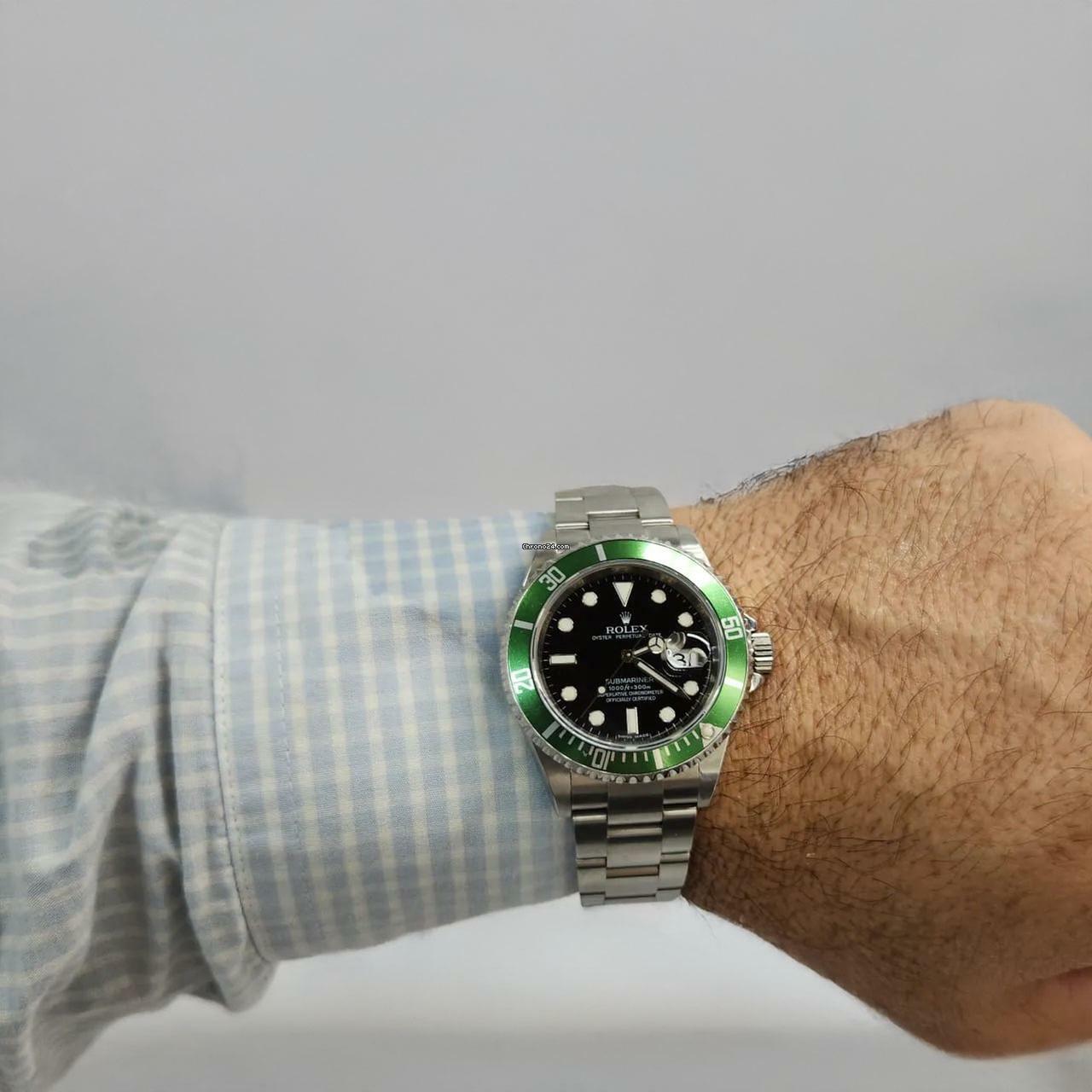 Thumbnail von Rolex Submariner Date Kermit 50 Anos 40mm Automático Completo