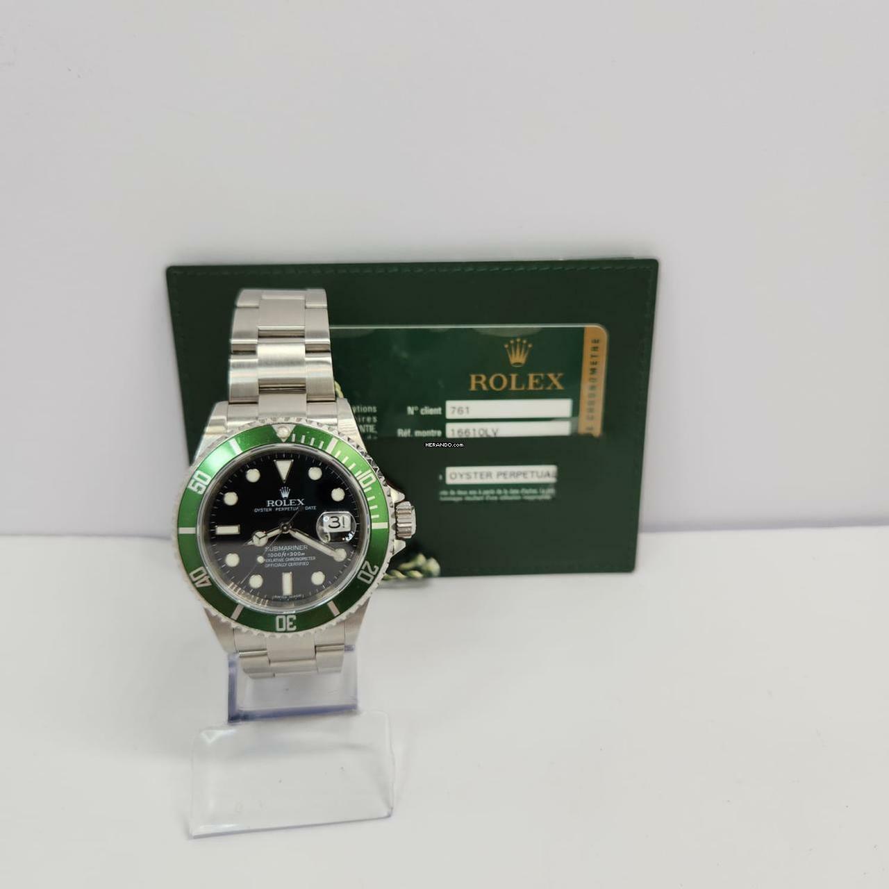 Thumbnail von Rolex Submariner Date Kermit 50 Anos 40mm Automático Completo