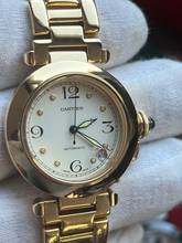 Thumbnail von Cartier Pasha C 1035 Pasha C 18k/750 Gelbgold mit B & P aus Erstbesitz / Neuer Service